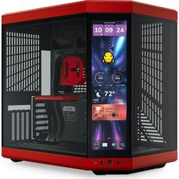 HYTE Y70 Touch Infinite ATX Mid Tower Red / Black