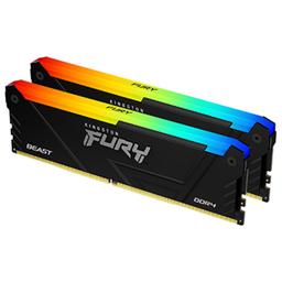 Kingston FURY Beast RGB 64 GB (2 x 32 GB) DDR4-3600 CL18