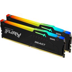 Kingston FURY Beast RGB 32 GB (2 x 16GB) DDR5-6400 CL32 KF564C32BBEAK2-32