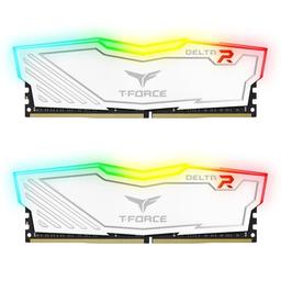 TEAMGROUP T-Force Delta RGB 16 GB (2 x 8 GB) DDR4-3200 CL16 White