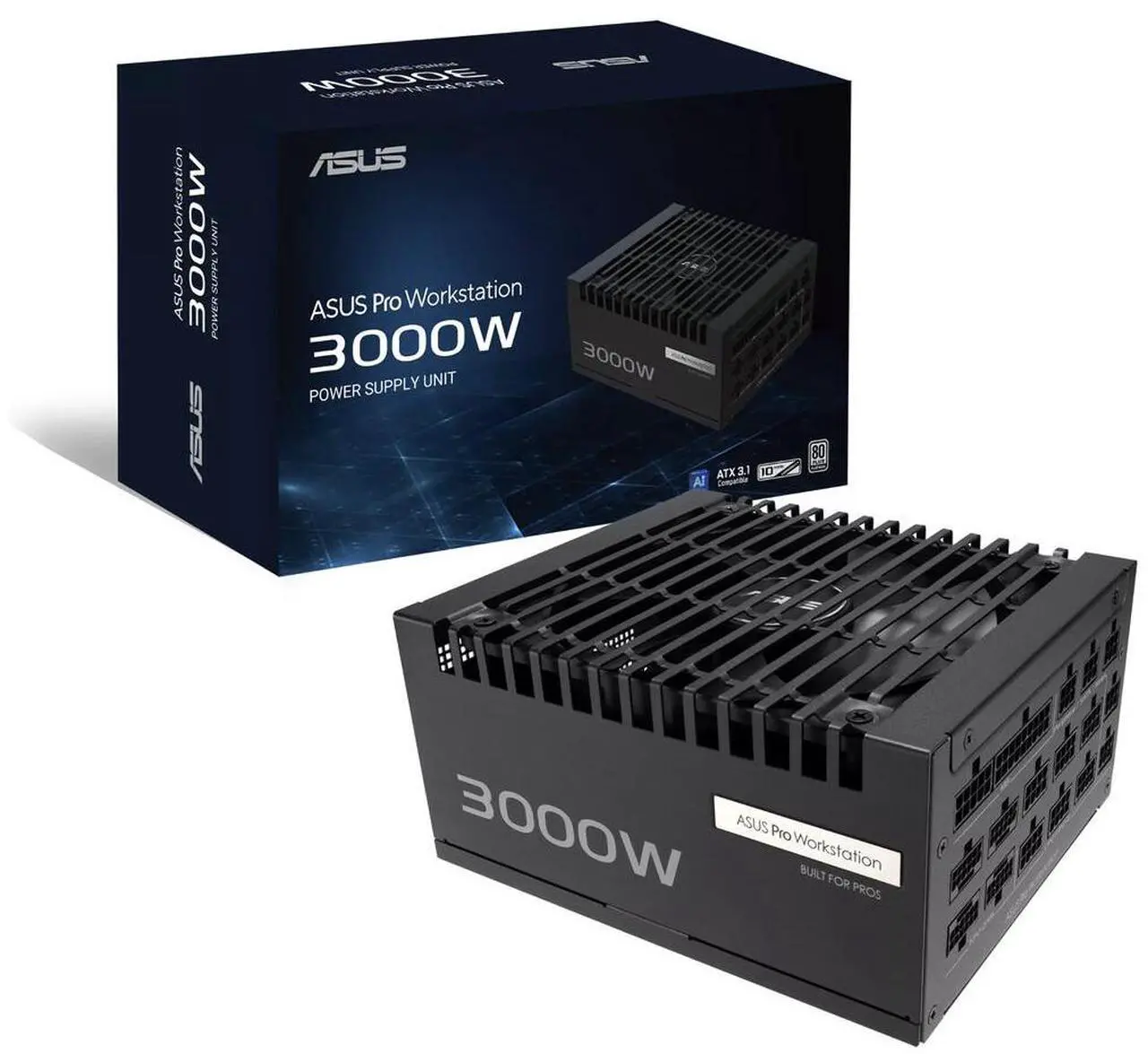 ASUS Pro WS 3000W Platinum PSU (80 PLUS Platinum) Full Modular